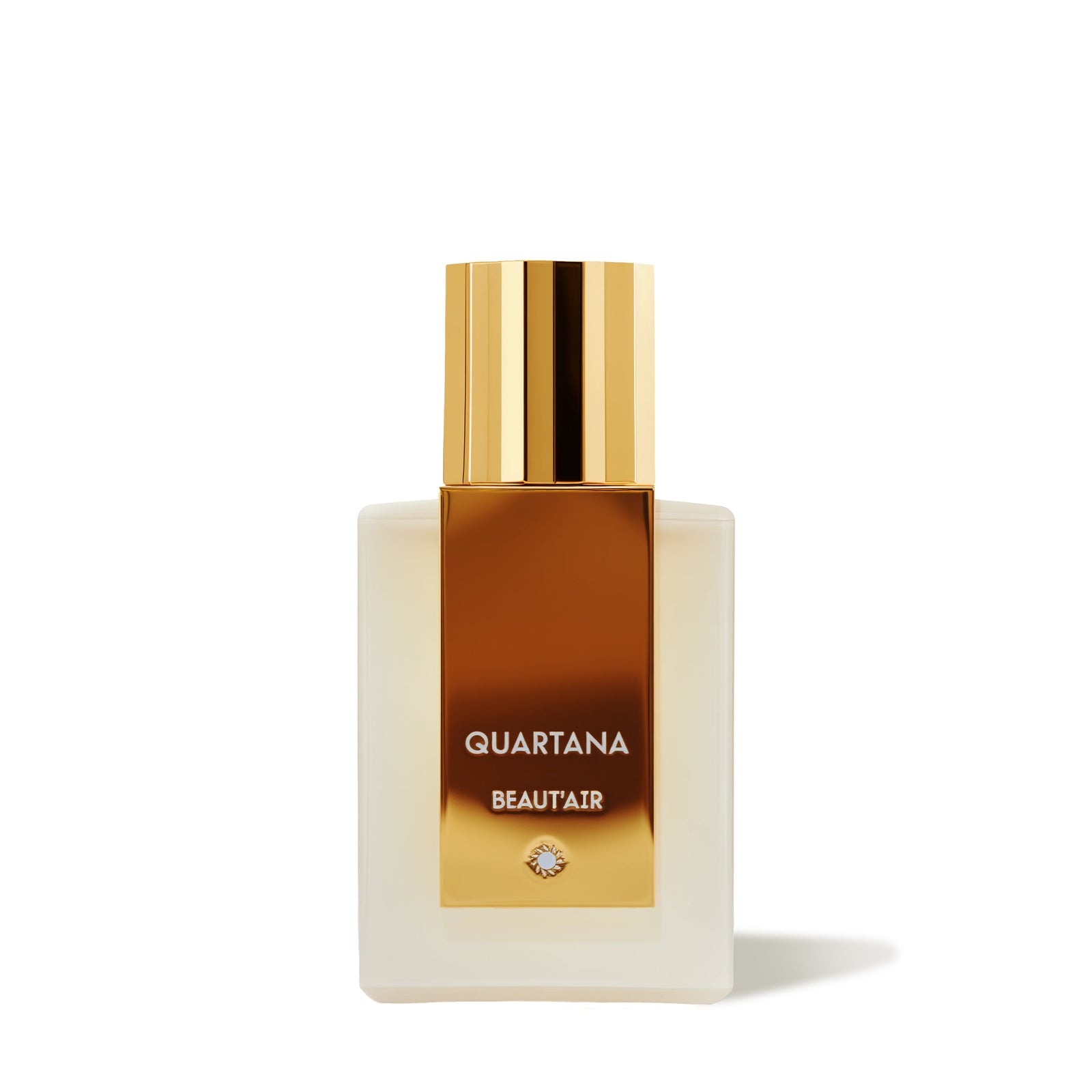 Beaut'Air 50mL eau de parfum bottle by PARFUMS QUARTANA on white