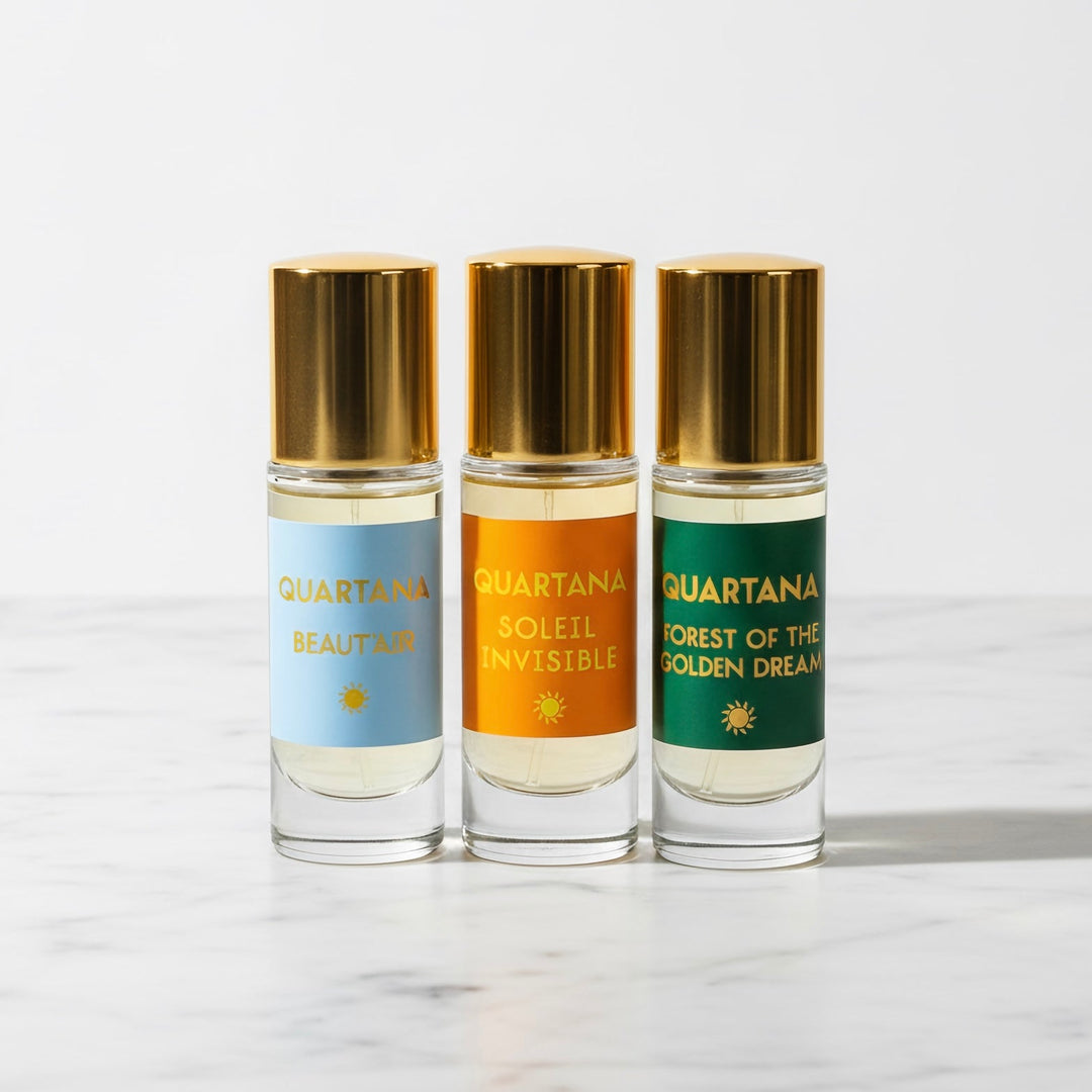 Entelechy : Beaut'Air, Forest of the Golden Dream, Soleil Invisible - Parfums Quartana