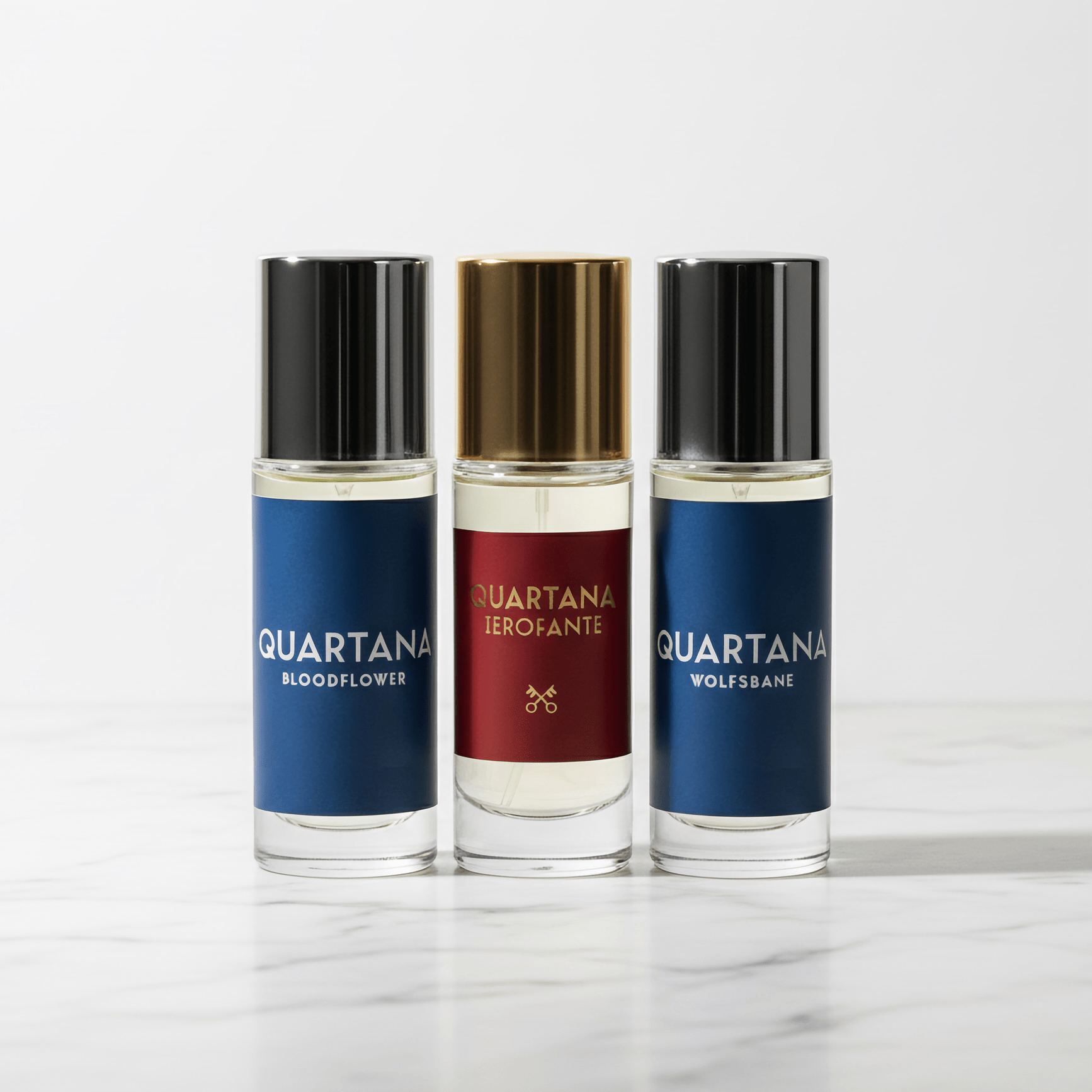 Vegan Formulation : Bloodflower, Ierofante, Wolfsbane - Parfums Quartana
